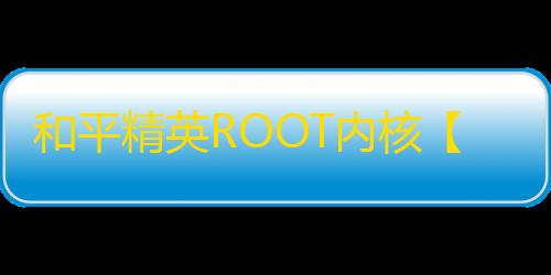 和平精英ROOT内核【源计划】外挂